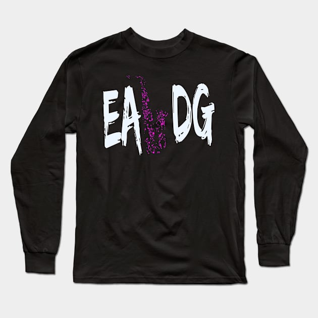 Saxophone EADG JAZZ Music Player Long Sleeve T-Shirt by crazyte